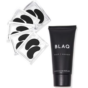 ⭐️ Blaq Hydrogel Eye Masks & Peel Off Mask Duo
